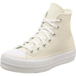 Reduzierte Beige Converse Chuck Taylor All Star High Top Sneaker & Sneaker Boots aus Textil für Damen Größe 39,5 