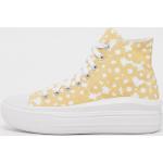 Gelbe Blumenmuster Converse Chuck Taylor All Star High Top Sneaker & Sneaker Boots aus Textil Größe 38 