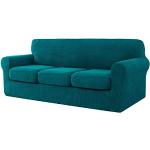 Blaue Sofabezüge 3 Sitzer aus Stoff maschinenwaschbar 