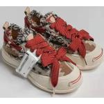 Rote Chunky Sneaker & Ugly Sneaker aus Stoff atmungsaktiv für Damen Größe 42 