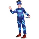 Ciao Catboy costume disguise boy official PJ Masks (Size 5-7 years) with mask, Blau