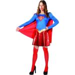 Rote Supergirl Superheld-Kostüme für Damen Größe S 