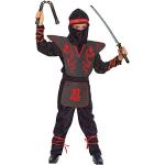 Rote Ninja-Kostüme für Kinder 