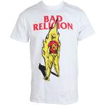 CID Herren Bad Religion-Flame T-Shirt, Weiß (White), X-Large (Herstellergröße: XL)