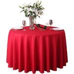 Rote Runde Runde Tischdecken 160 cm 