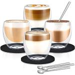 Reduzierte Kaffeetassen-Sets 250 ml aus Edelstahl doppelwandig 4-teilig 