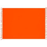 Orange Unifarbene Ciffre Damensarongs & Damenpareos mit Fransen mit Schnalle aus Viskose Einheitsgröße für den für den Sommer 