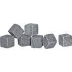 Graue Cilio wiederverwendbare Eiswürfel aus Granit 9-teilig 