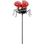 Rote Rustikale CIM Tierfiguren für den Garten mit Tiermotiv Polierte aus Edelstahl 