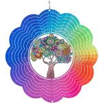 CIM Metall Windspiel – Rainbow Hippie Tree - 250mm