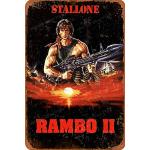 Rambo Blechschilder aus Zinn 