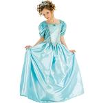 Reduzierte Blaue Kurzärmelige Cinderella Aschenputtel Prinzessin-Kostüme aus Polyester für Kinder Größe 140 