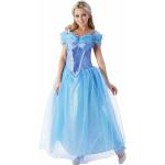 Reduzierte Blaue Cinderella Prinzessin-Kostüme für Damen Größe M 