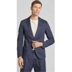 Hellblaue Unifarbene Cinque Businesskleidung aus Baumwollmischung für Herren Übergröße 