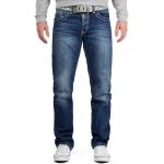 Blaue Bestickte Cipo & Baxx Jeans mit Stickerei aus Baumwolle für Herren 