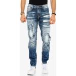 Reduzierte Blaue Bestickte Cipo & Baxx Jeans mit Stickerei für Herren Größe XXL 