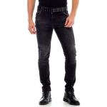 Schwarze Sportliche Cipo & Baxx 5-Pocket Jeans aus Denim für Herren Größe XXL 