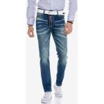 Reduzierte Blaue Cipo & Baxx 5-Pocket Jeans aus Denim für Herren Größe XXL 
