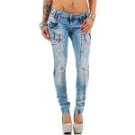 Blaue Cipo & Baxx Ripped Jeans & Zerrissene Jeans aus Denim für Damen Weite 25 