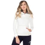 Reduzierte Beige Sportliche Cipo & Baxx Doppelkragen Damensweatshirts aus Fleece enganliegend Größe XL für den für den Winter 