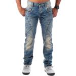Blaue Vintage Ripped Jeans & Zerrissene Jeans aus Denim für Herren Weite 42 