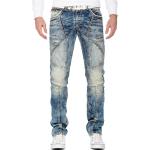 Blaue Ripped Jeans & Zerrissene Jeans aus Denim für Herren Weite 34, Länge 32 