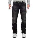 Schwarze Cipo & Baxx Stonewashed Jeans aus Denim für Herren Weite 40 