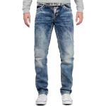 Graue Cipo & Baxx Jeans mit dicken Nähten aus Denim für Herren Größe XXL Weite 38, Länge 30 