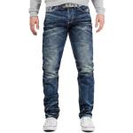 Graue Cipo & Baxx 5-Pocket Jeans aus Denim für Herren Weite 30, Länge 32 