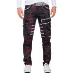 Animal-Print Cipo & Baxx Slim Fit Jeans mit Reißverschluss aus Denim für Herren Weite 32, Länge 32 