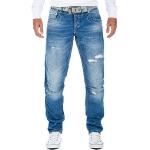 Blaue Cipo & Baxx Stonewashed Jeans aus Denim für Herren Weite 38 