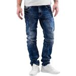 Reduzierte Blaue Cipo & Baxx Slim Fit Jeans aus Denim für Herren Weite 38 