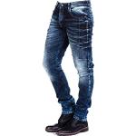 Blaue Cipo & Baxx Straight Leg Jeans aus Denim für Herren Weite 38, Länge 34 