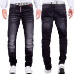 Hellblaue Cipo & Baxx Stretch-Jeans aus Baumwolle für Herren 