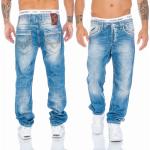 Blaue Cipo & Baxx Jeans mit dicken Nähten aus Baumwolle für Herren 