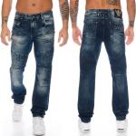 Blaue Cipo & Baxx Jeans mit dicken Nähten aus Baumwolle für Herren 