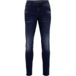 Silberne Slim Fit Jeans Metallic aus Denim für Herren Weite 31, Länge 34 