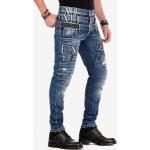 Reduzierte Cipo & Baxx Jeans mit dicken Nähten aus Denim für Herren 