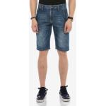 Blaue Cipo & Baxx Jeans-Shorts aus Denim für Herren Größe XXL 