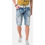 Reduzierte Blaue Cipo & Baxx Jeans-Shorts aus Denim für Herren Größe XXL für den für den Sommer 