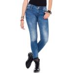 Reduzierte Cipo & Baxx Slim Fit Jeans aus Denim für Damen 