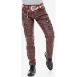 Reduzierte Rote Cipo & Baxx Straight Leg Jeans aus Baumwollmischung für Herren Größe XXL 