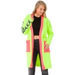Neongrüne Cipo & Baxx Damencardigans & Damenstrickjacken Größe XL für den für den Herbst 