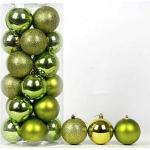 Reduzierte Grüne Christbaumkugeln & Weihnachtsbaumkugeln aus Glas 24-teilig 