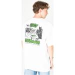 Weiße OBEY Nachhaltige T-Shirts mit Tiermotiv aus Baumwolle für Herren Größe S 