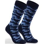 Marineblaue Camouflage Thermo-Socken für Herren Größe 39 für den für den Winter 