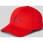 Rote Calvin Klein CK one Snapback-Caps aus Baumwolle für Damen Einheitsgröße 