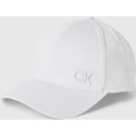 Weiße Calvin Klein CK one Snapback-Caps aus Baumwolle für Damen Einheitsgröße 