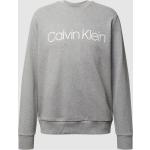 Graue Calvin Klein CK Herrensweatshirts aus Baumwolle Größe S 