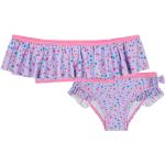 Reduzierte Pinke Claesen's Bandeau Bikinis für Kinder mit Volants aus Polyester für Mädchen Größe 152 